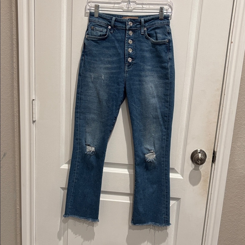7 For All Mankind ultra high rise slim kick Jeans